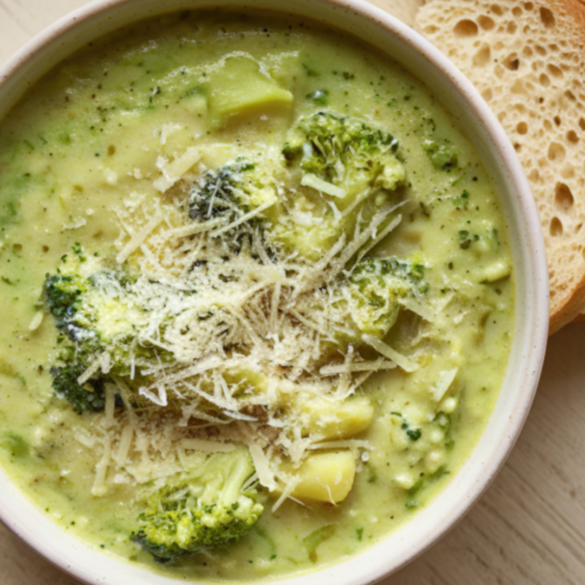Copycat Jamie Oliver's Broccoli and Stilton Soup Recipe