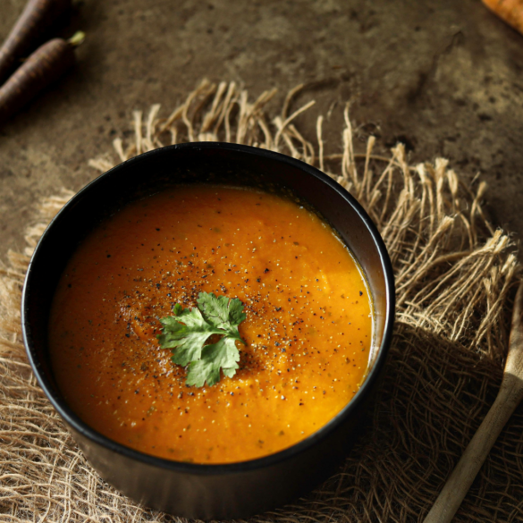 Jamie Oliver's Carrot and Coriander Soup Recipe