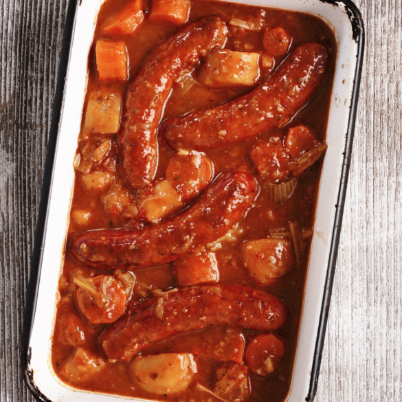 Jamie Oliver's Slow Cooker Sausage Casserole Recipe