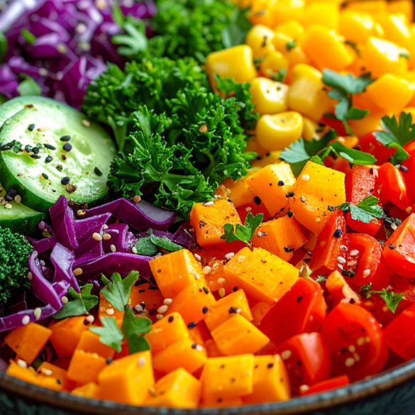 Jamie Oliver's Chopped Rainbow Salad Recipe